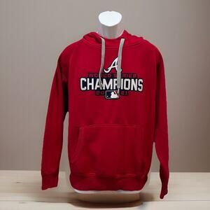 Antigua Atlanta Braves World Series 2021 MLB Victory Hoodie Size M